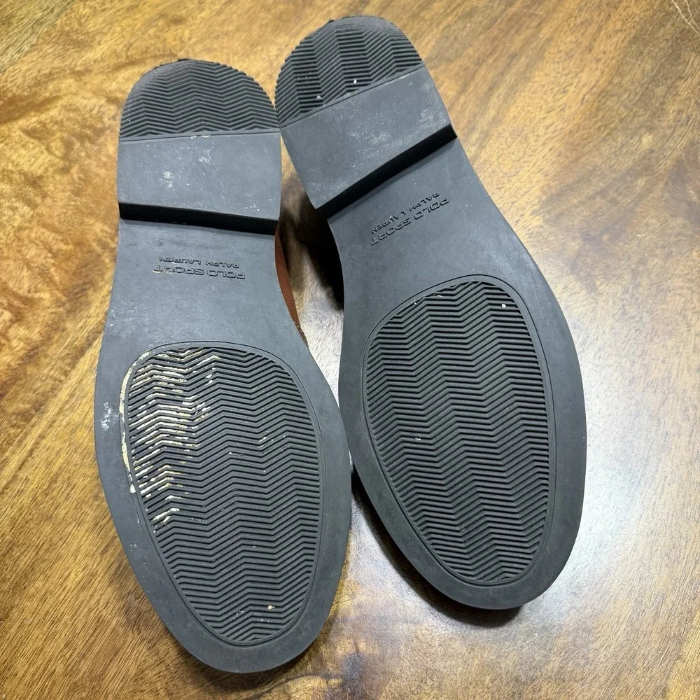 Polo Sport Ralph Lauren Leather Penny Loafers Men's Size 9.5